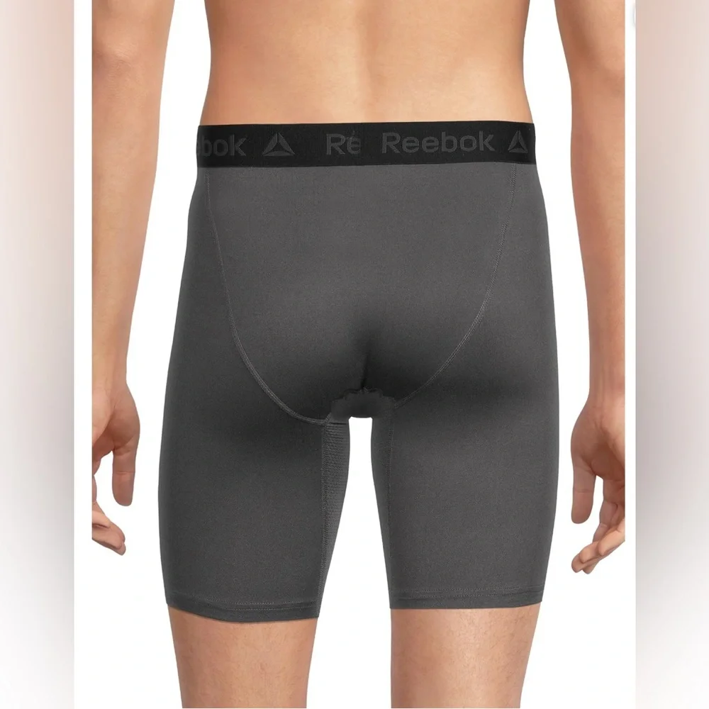 BUNDLE DEALS ✨3 Reebok Men's Underwear Tech Comfort Long Length Boxer brief 9”
